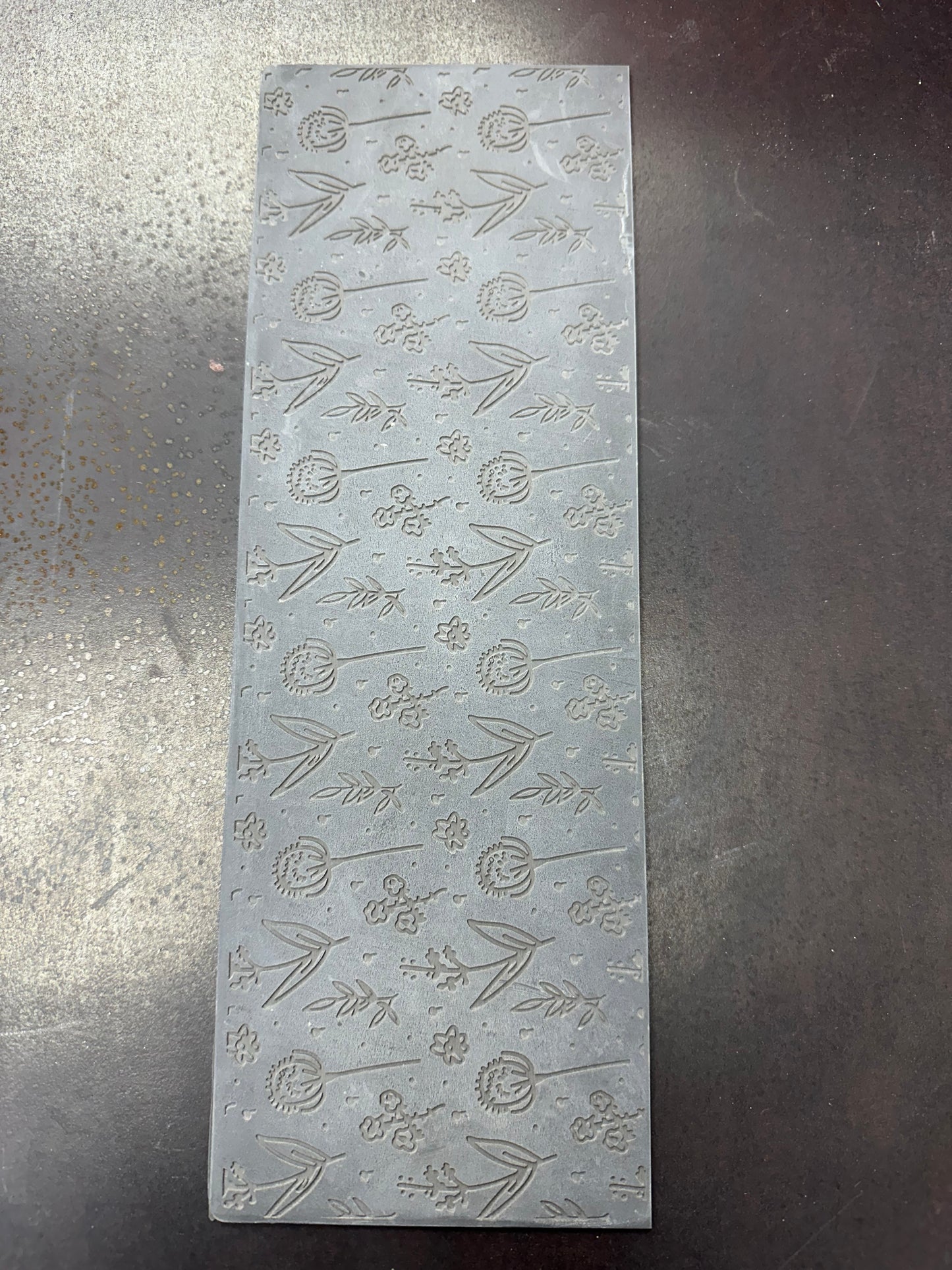 Flowers in the Field 1 Rubber Texture Mat