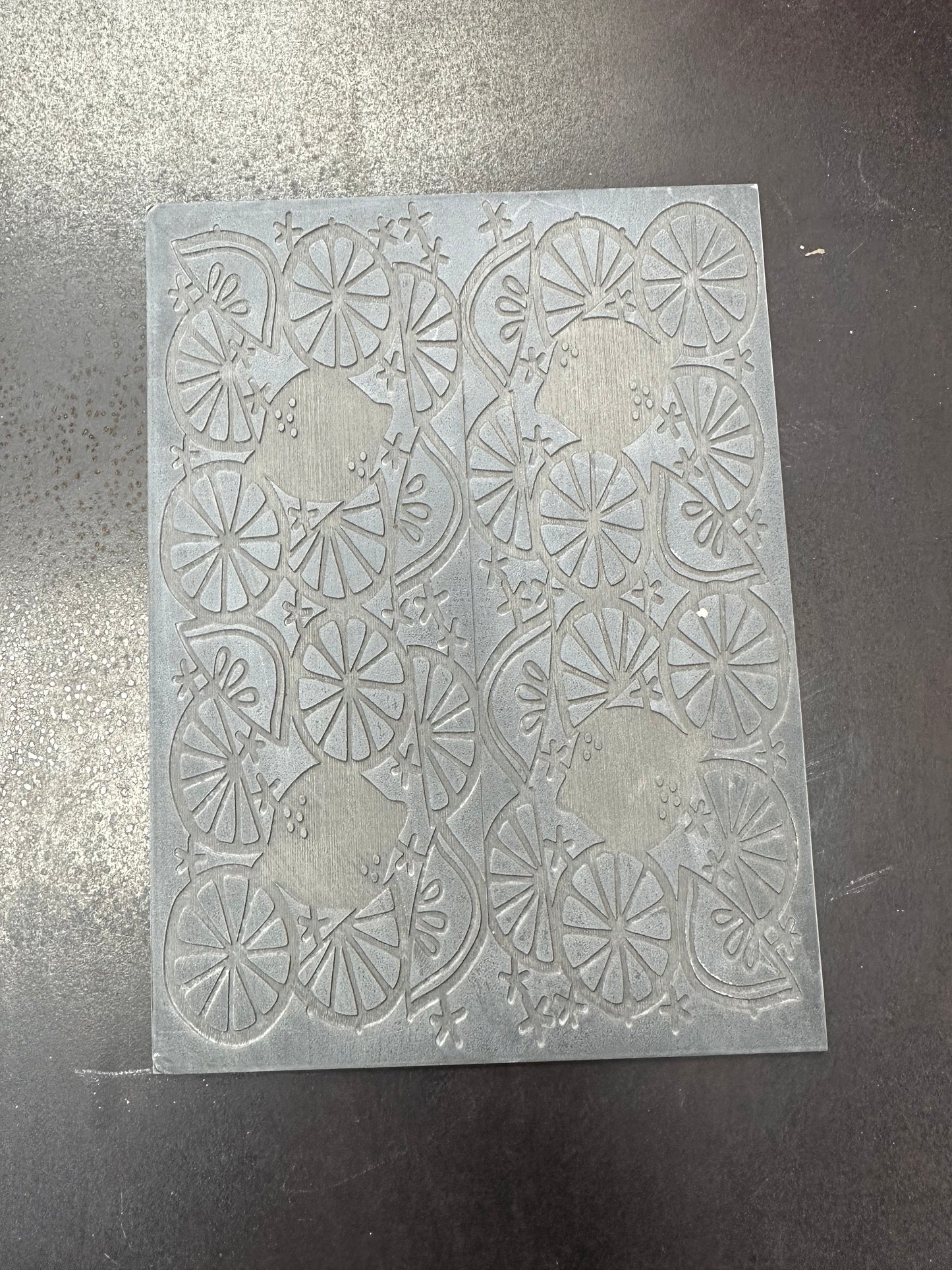 Fresh Lemon Rubber Texture Mat