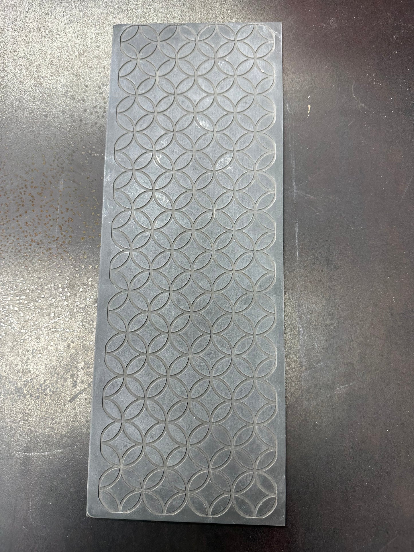 Interlocking Circle Geometric 1 Rubber Texture Mat