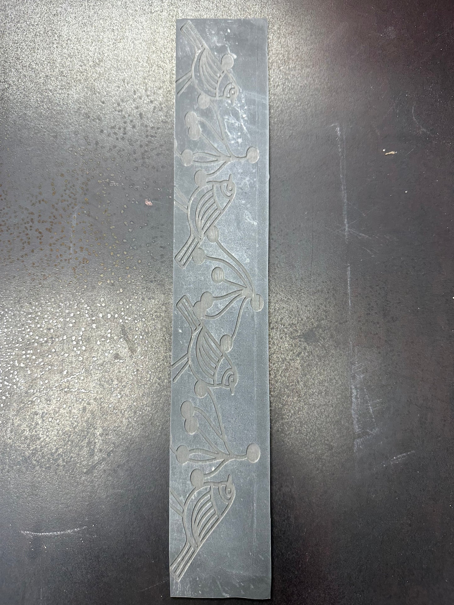 Horizontal Birds Rubber Texture Mat