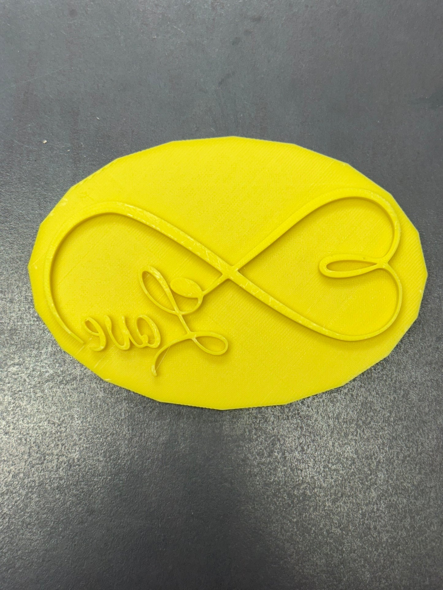 Infinite Love 3D Printed Stamp