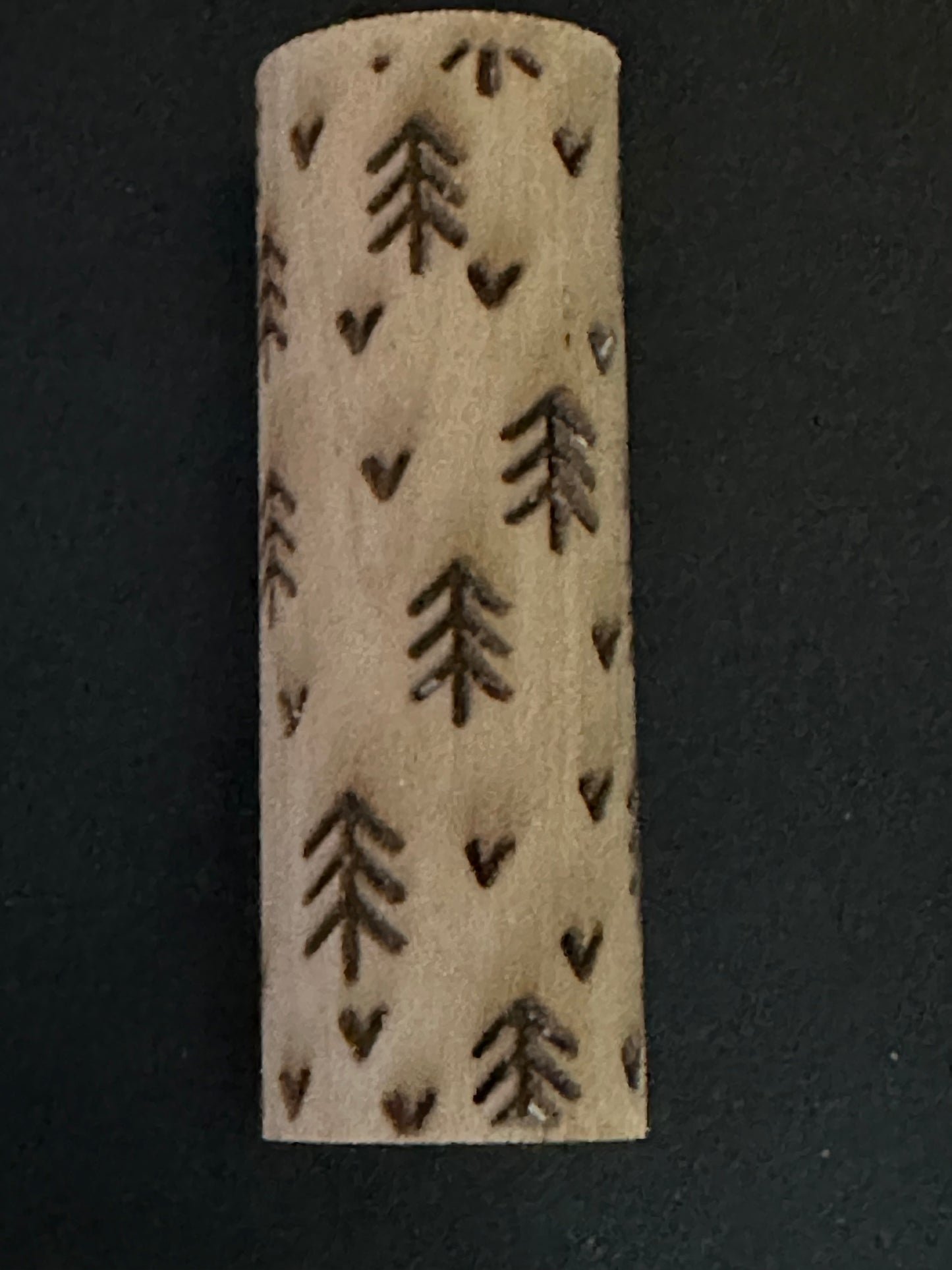 Tree & Heart Small Hand Texture Roller (RHW0001)