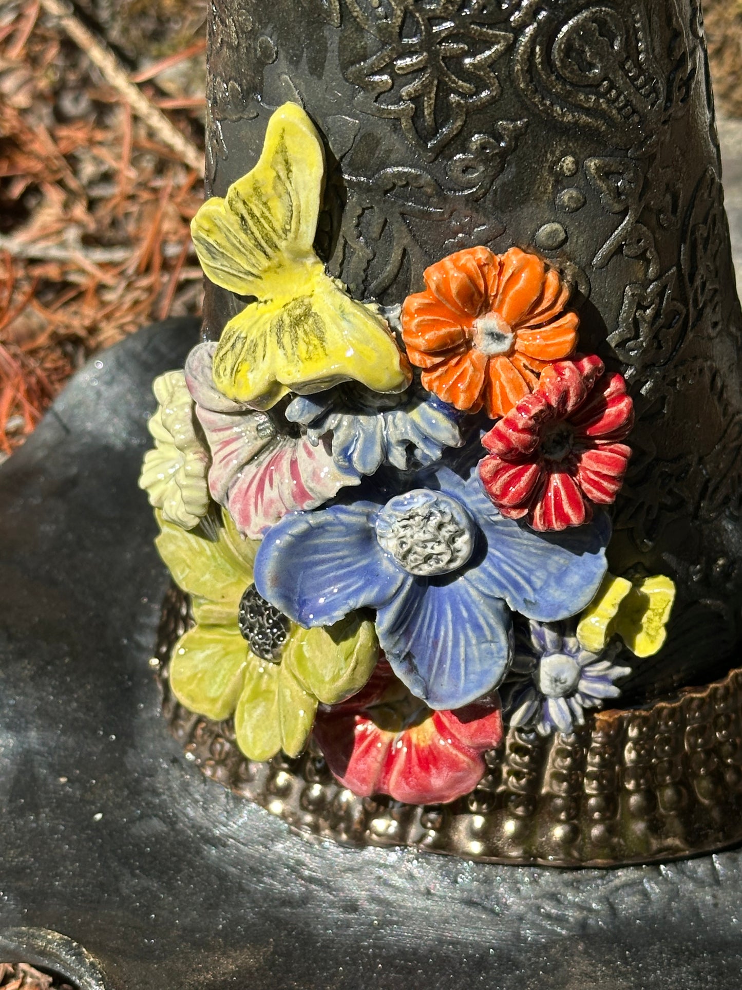 Medium Floral Witch Hat