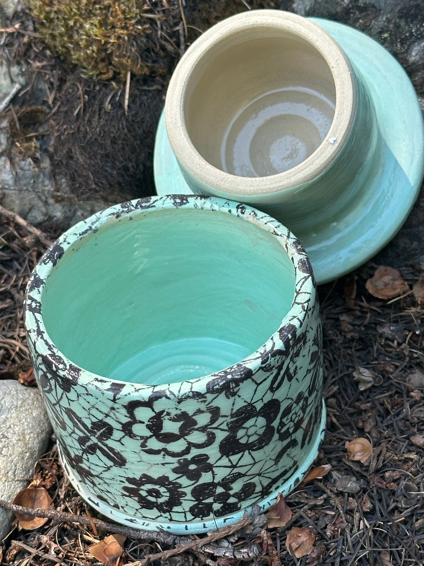Floral Butter Keeper