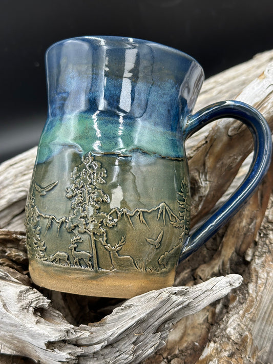 Tricolour Outdoor Mug - Large approximately 24 ounces (M0102)