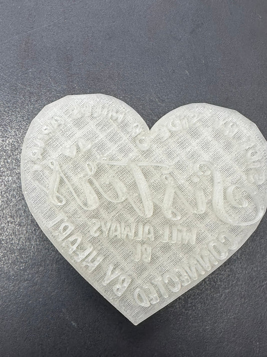 Sisters Connected by Heart Stamp